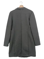 Vorschaubild 2 von Damen Blazer Gr. 36/S Grau Klassisch Elegant Baumwolle Polyester