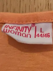 Vorschaubild 3 von Damen Top Shirt Gr. 44/46 Orange Casual Baumwolle