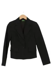 Vorschaubild 1 von Blazer Damen 40/L Schwarz Elegant Business Baumwolle