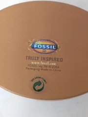 Vorschaubild 2 von Schmuckschatulle Oval Braun Vintage Metall Geometrisch