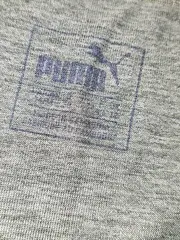 Vorschaubild 5 von Damen Sportshirt Gr. 38 M Oliv Meliert Kurzarm Logo-Print