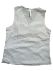 Vorschaubild 2 von Damen Bluse M Weiß Lochmuster Casual