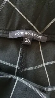 Vorschaubild 3 von Damen Stoffhose 36 Schwarz Kariert Business Elegant