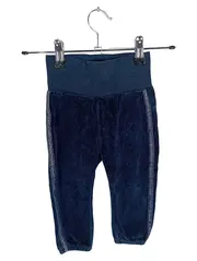 Vorschaubild 1 von Mädchen Jogginghose Gr. 74 Blau Samt Optik Freizeithose