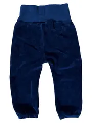 Vorschaubild 6 von Mädchen Jogginghose Gr. 74 Blau Samt Optik Freizeithose