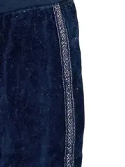 Vorschaubild 2 von Mädchen Jogginghose Gr. 74 Blau Samt Optik Freizeithose