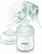 Vorschaubild 1 von Natural Handmilchpumpe Transparent Stillen Baby