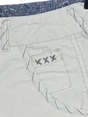 Vorschaubild 4 von A-Linienrock Damen Gr. XS 34 Beige Baumwolle Casual Sommer