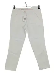 Vorschaubild 1 von Damen Stoffhose Gr. 40 W31 L25 Weiß Casual 100% Baumwolle
