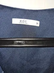 Vorschaubild 3 von Tunikakleid Damen Blau Blumenmuster Boho Gr. 34 XS