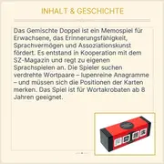 Vorschaubild 3 von Gemischtes Doppel Memospiel Süddeutsche Zeitung Magazin Wortspiel