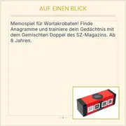 Vorschaubild 2 von Gemischtes Doppel Memospiel Süddeutsche Zeitung Magazin Wortspiel