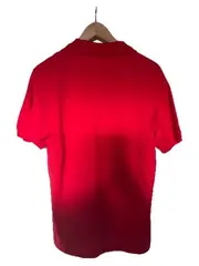 Vorschaubild 2 von Herren Poloshirt Rot Gr. M 48 Kurzarm 100% Baumwolle Classic Fit