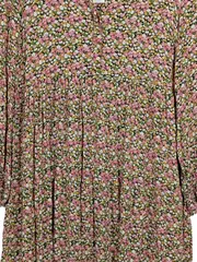 Vorschaubild 3 von Damen Freizeitkleid M Blumenmuster Mehrfarbig Casual Viskose Midi