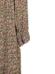 Vorschaubild 4 von Damen Freizeitkleid M Blumenmuster Mehrfarbig Casual Viskose Midi