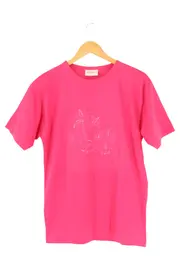 Vorschaubild 1 von GOLLE HAUG Damen T-Shirt Gr. 38/S Rosa Casual mit Grafik-Print