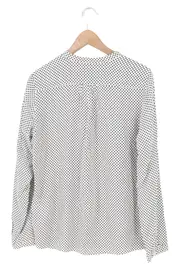 Vorschaubild 2 von MARC O POLO Damen Bluse Gr. 36/S Beige Punkte Elegant Viskose Langarm