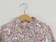 Vorschaubild 2 von Mädchen Leichte Jacke Einhorn Regenbogen Gr. 92 Rosa