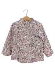 Vorschaubild 1 von Mädchen Leichte Jacke Einhorn Regenbogen Gr. 92 Rosa