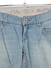 Vorschaubild 3 von Denim Damen Jeans Regular Fit Gr. 34 W26 Hellblau Low Waist