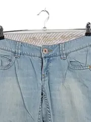 Vorschaubild 4 von Denim Damen Jeans Regular Fit Gr. 34 W26 Hellblau Low Waist