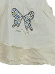 Vorschaubild 3 von Mädchen Top Gr. 92 Tiermotiv Weiß Ärmellos Baumwolle Applikation