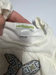 Vorschaubild 4 von Mädchen Top Gr. 92 Tiermotiv Weiß Ärmellos Baumwolle Applikation
