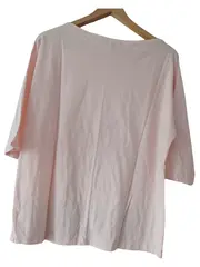 Vorschaubild 3 von Damen T-Shirt Rosa Gr. 40 mit Schriftzug Aufdruck Casual