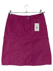 Vorschaubild 1 von Damen Minirock Gr. 36/S Pink Baumwolle Casual