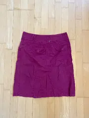 Vorschaubild 2 von Damen Minirock Gr. 36/S Pink Baumwolle Casual