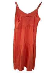 Vorschaubild 2 von Sommerkleid Damen Casual Orange Gr. 32/XXS Baumwolle Modal
