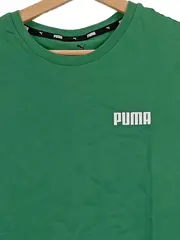 Vorschaubild 3 von Herren T-Shirt Grün Gr. 48;M Sportlich Logo-Print Baumwolle