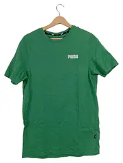 Vorschaubild 1 von Herren T-Shirt Grün Gr. 48;M Sportlich Logo-Print Baumwolle