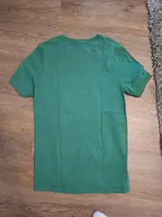 Vorschaubild 2 von Herren T-Shirt Grün Gr. 48;M Sportlich Logo-Print Baumwolle