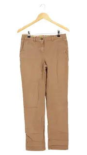Vorschaubild 1 von Damen Stoffhose Gr. 36 Beige Klassisch Casual Hose Baumwolle Elasthan