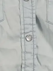 Vorschaubild 6 von Hemdbluse Damen S Blau Lyocell Casual Langarm