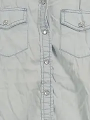 Vorschaubild 5 von Hemdbluse Damen S Blau Lyocell Casual Langarm