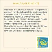 Vorschaubild 3 von Mes Premiers Puzzles Les Animaux Marins 8 Puzzles mit Buch Kleinkind