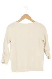 Vorschaubild 2 von Damen Pullover Gr. 34/XS Beige Casual Strukturmuster