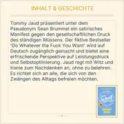 Vorschaubild 3 von Einen Scheiß muss ich Tommy Jaud Sean Brummell Fischer Selbsthilfebuch