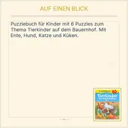Vorschaubild 3 von Puzzlebuch Tierkinder auf dem Bauernhof Mit 6 Puzzles Kinder Buch