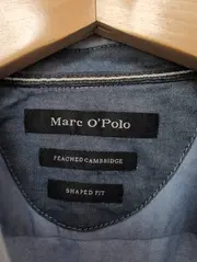 Vorschaubild 6 von Herren Business Hemd Blau XXL Langarm Baumwolle