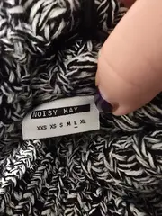 Vorschaubild 3 von Strickpullover Rollkragen Damen Gr. L Grau Meliert Oversize