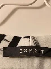 Vorschaubild 6 von Wickelkleid Damen Gr. M schwarz weiß abstrakt elegant