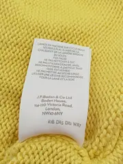 Vorschaubild 4 von Kinder Strickjacke Gelb Gr. 86 Lochmuster Cardigan Mädchen Jungen