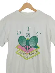 Vorschaubild 3 von Damen T-Shirt Tennis Sport Print Weiß Gr. XS