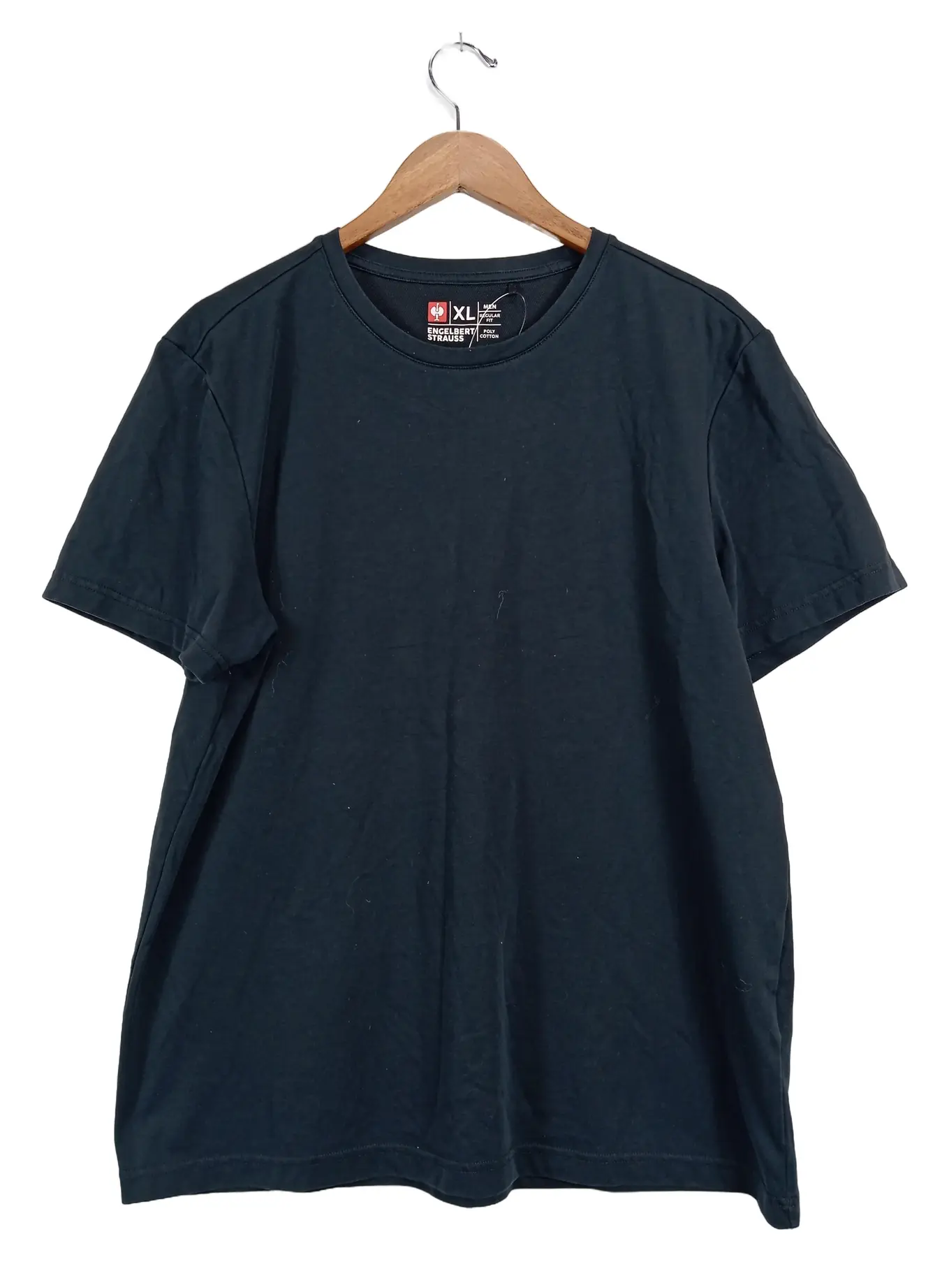 ENGELBERT STRAUSS Herren T-Shirt Schwarz Einheitsgröße Basic Regular Fit