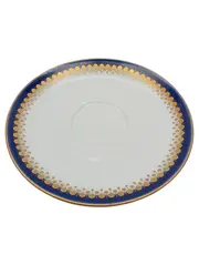 Vorschaubild 1 von Unterteller Schaffauer Echt Kobalt Goldrand Klassisch Keramik 14.5cm