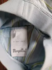 Vorschaubild 4 von Baby Set Shirt + Hose Gr. 68 Grün Blau Gestreift Baumwolle