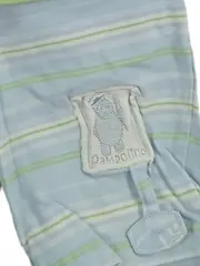 Vorschaubild 3 von Baby Set Shirt + Hose Gr. 68 Grün Blau Gestreift Baumwolle